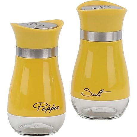 Vibrant Yellow Salt and Pepper Shakers: Add a Dash of Cheer to Your Table