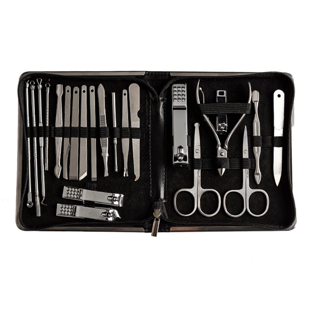 Juego de Herramientas de Belleza para Cortar uñas, cortaúñas de Acero Inoxidable, Juego Completo de cortaúñas