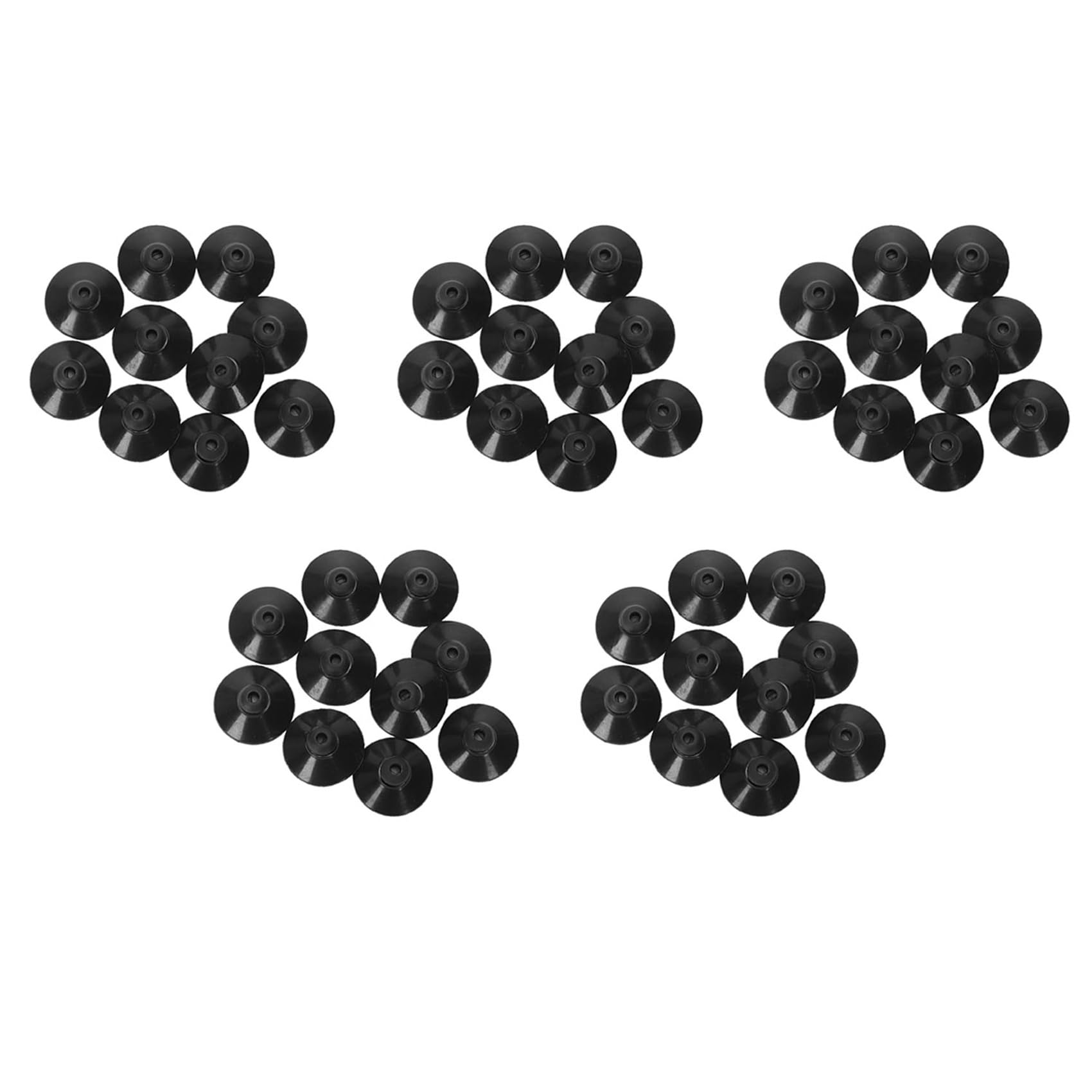 Jnchdghwa Black 50 X Rubber 27Mm Suction Cup Clip Sucker For Aquarium Fish Tank Pump