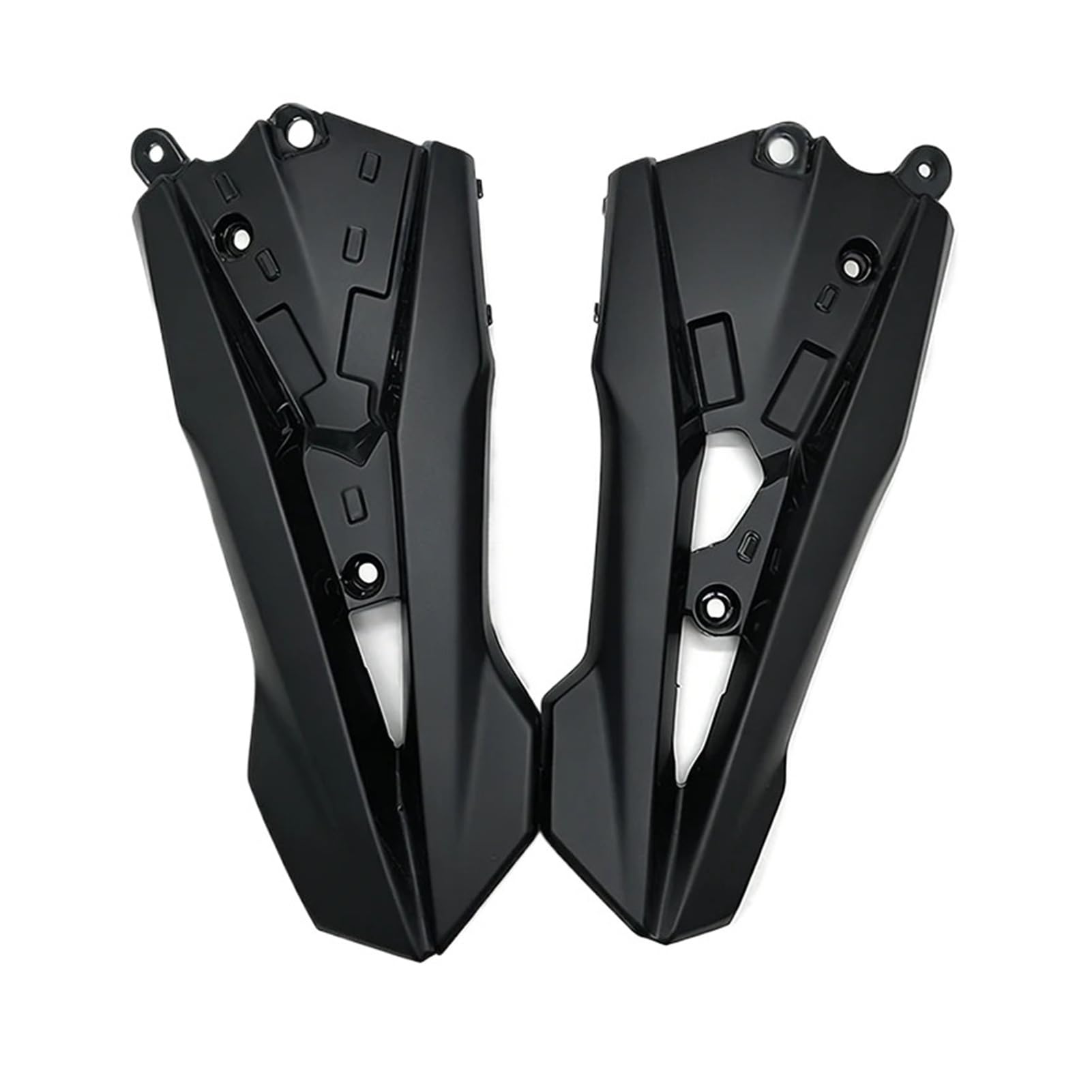 Carenado Protector del Panel de la Cubierta Lateral de la Motocicleta | Compatible con Kawasaki Z800 13-17.(Matte Black-1 Set)