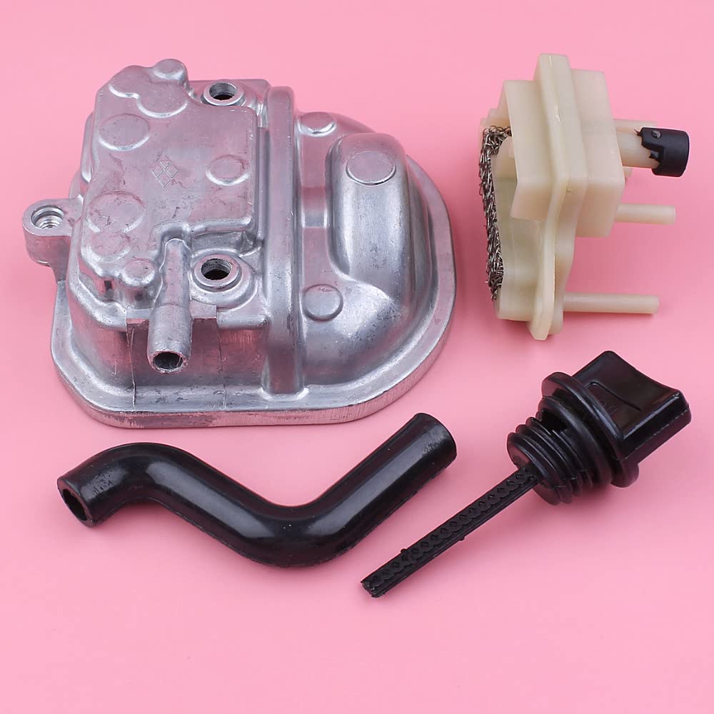 Kit de filtro de varilla de nivel de manguera de tubo de aceite de respiradero de cubierta de culata de repuesto for Motor de cortacésped GX35 GX 35