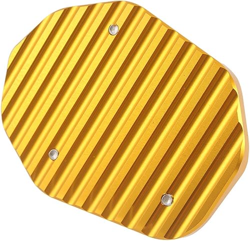 Miniatura 3 de Motocicleta CNC Aluminio Side Kick Stand Kickstand Soporte Placa Pie Almohadillas Para 2015-2018 Ducati Scrambler 800 2016 2017 15-18 (dorado)