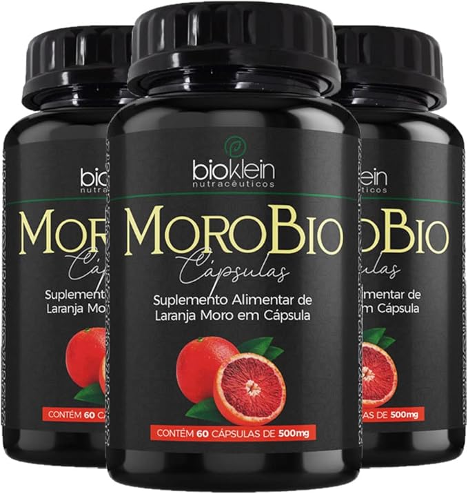 Capsula de Laranja Moro Kit 3 laranja Moro de 500mg