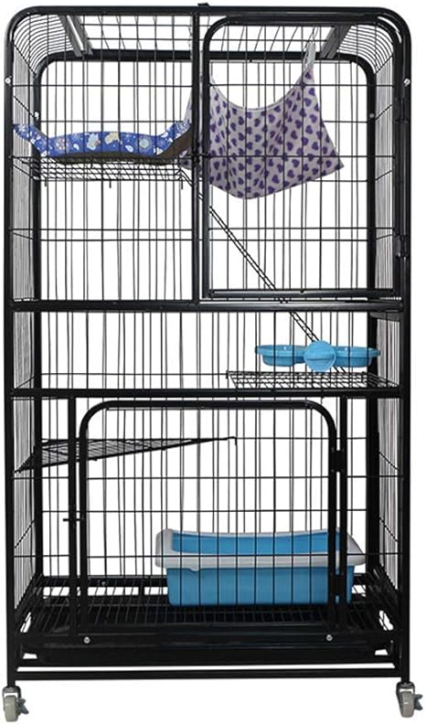 Amazon Com S Lifeeling Cat Cage Cat Playpen Box Creat Kennel 3 Tier Cat House Cat Condo Folding Metal Crate Cage Black Pet Supplies Amazon Com S Lifeeling Cat Cage Cat Playpen Box Creat Kennel 3 Tier Cat House Cat Condo Folding Metal Crate Cage Black Pet Supplies