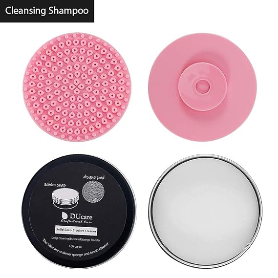 DUcare Makeup Brushes+Makeup Brush Solid Soap Cleanser