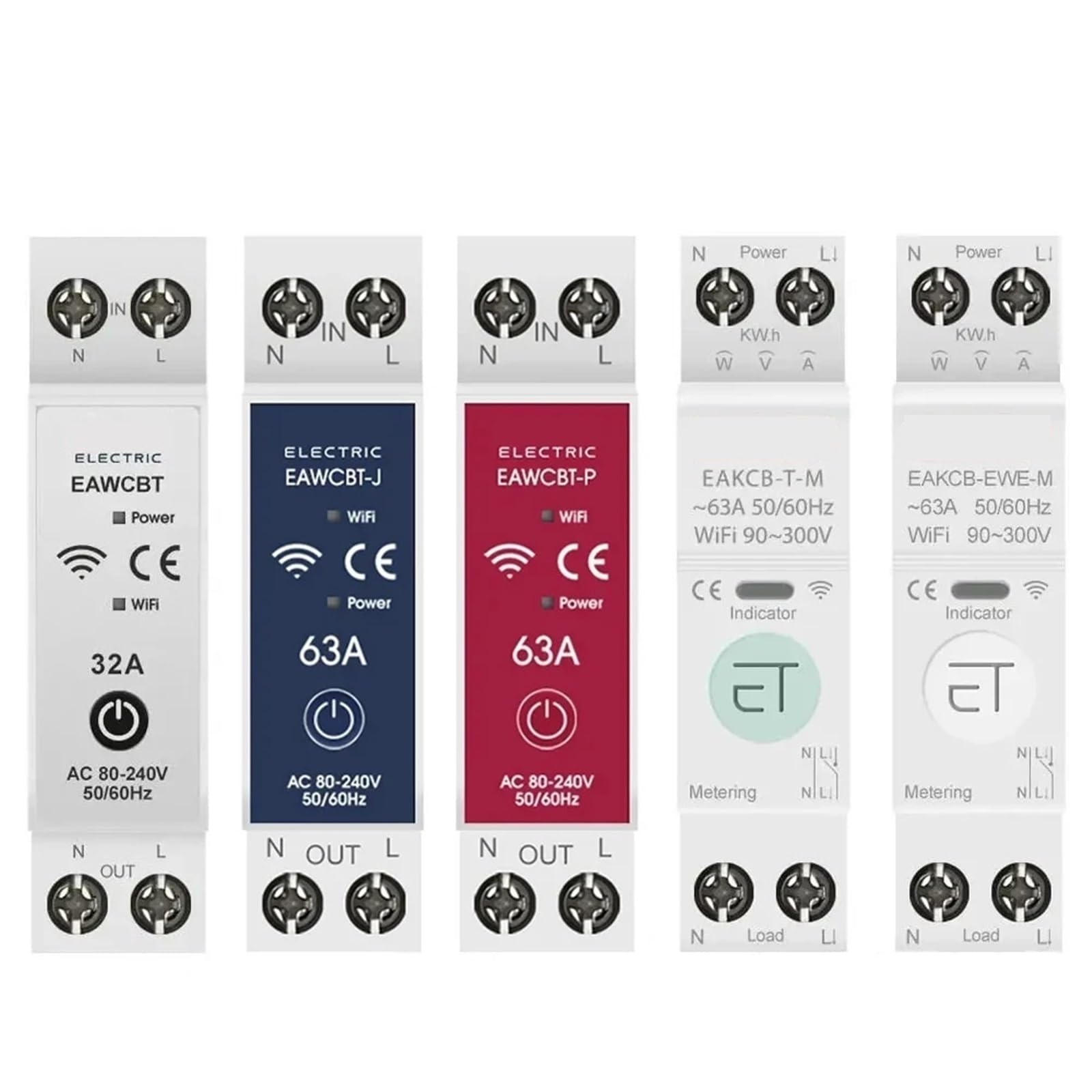 Disjoncteur intelligent WiFi MCB 63A contre les pannes et factures d'énergie