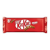 KITKAT Classic Wafer Ricoperto di Cioccolato al Latte, 8 Snack da 20,7g (165,6g)
