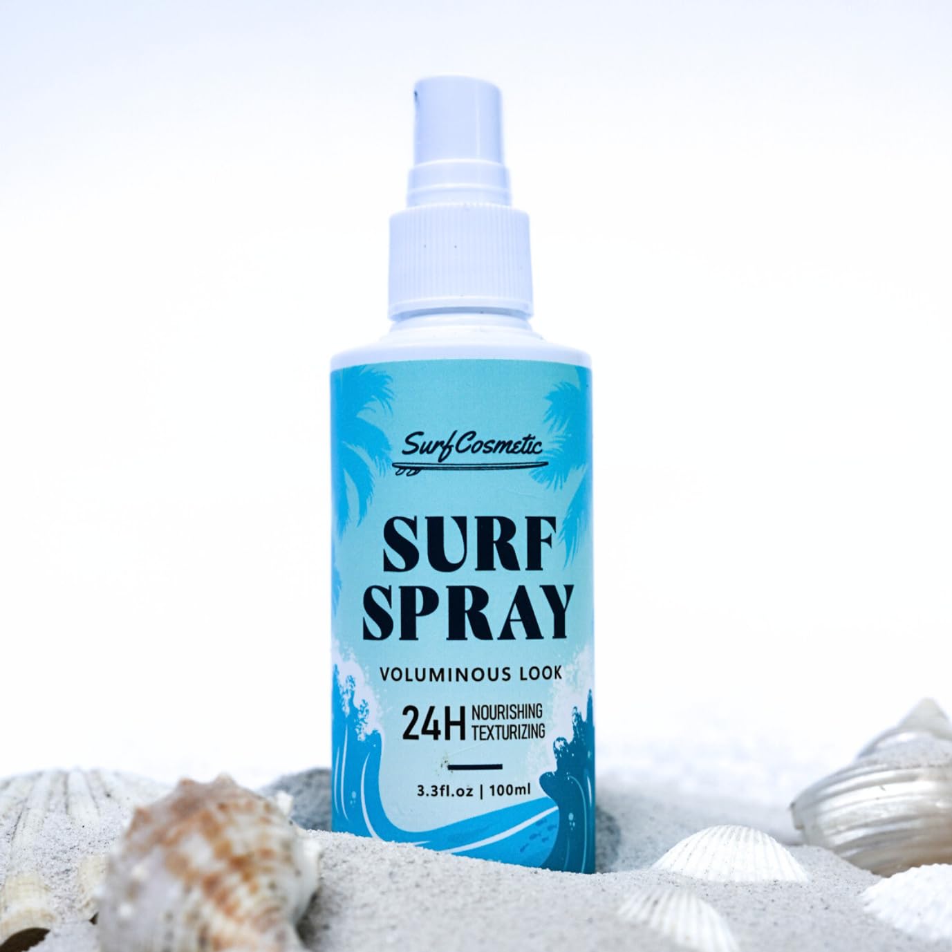 Surf Hair Spray 2.0-100ml Bottle - Sea Salt Spray for Hair with Macadamia Oil | Textured Beach Waves & Volume, Hair Texture Spray, Lightweight Volumizing Mist Travel Size Hairspray