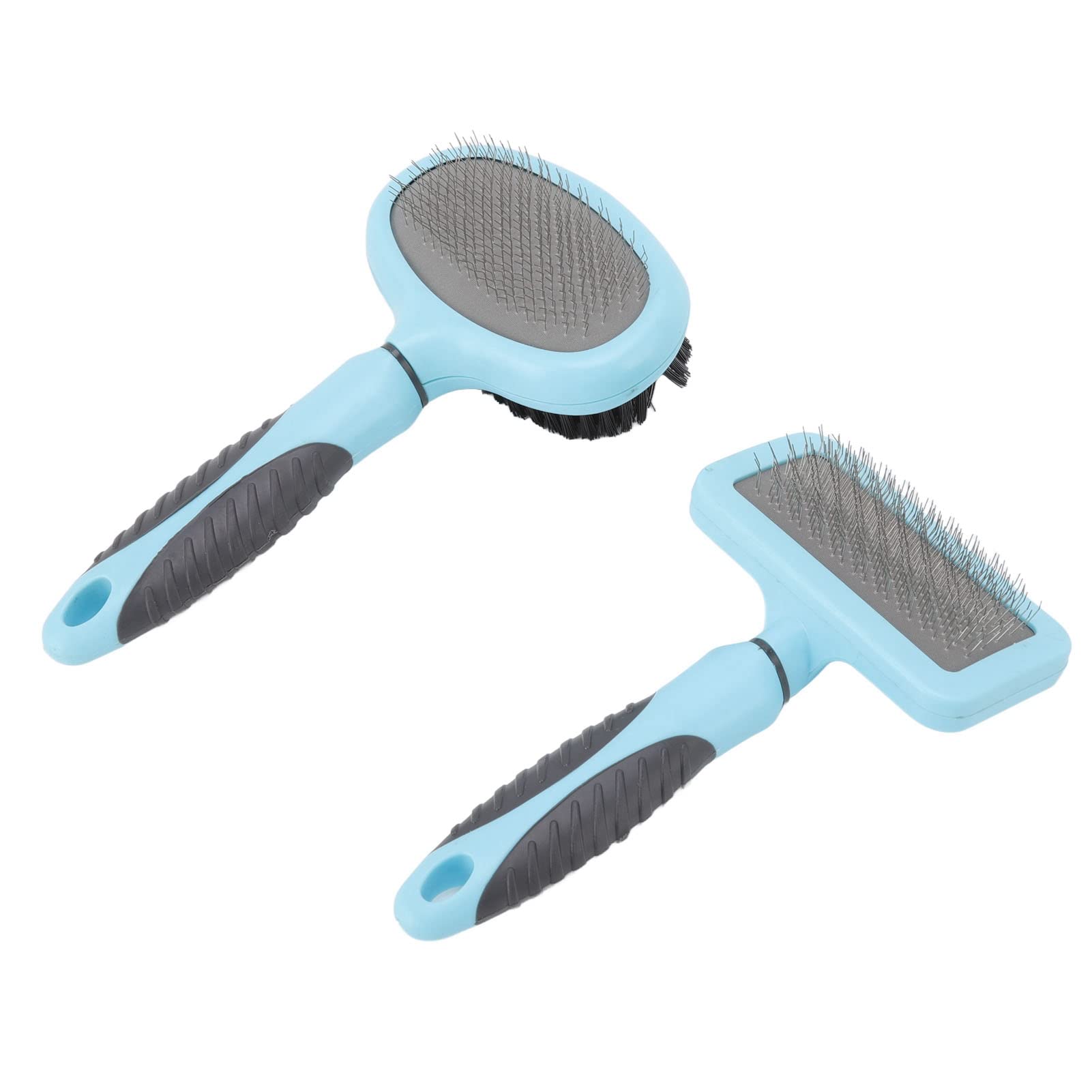 Set di spazzole per deshedding 8 in 1 per animali domestici, kit pettine per P ELI di gatti con nodi aperti multifunzione, set di spazzole per deshedding e lisciante, per