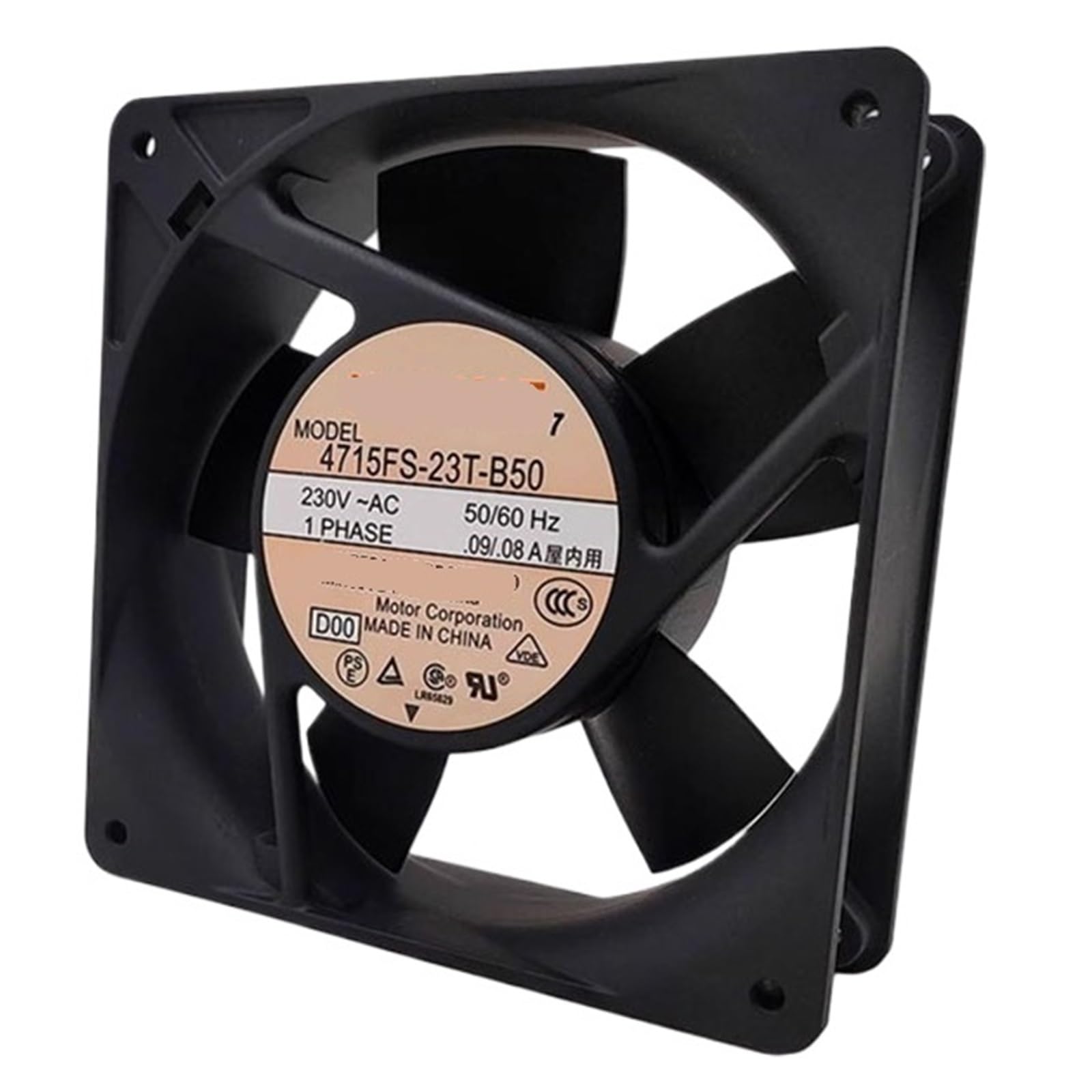 Ventilateur AC 230V 12038 pour remplacer un refroidissement défaillant d'armoire 12cm