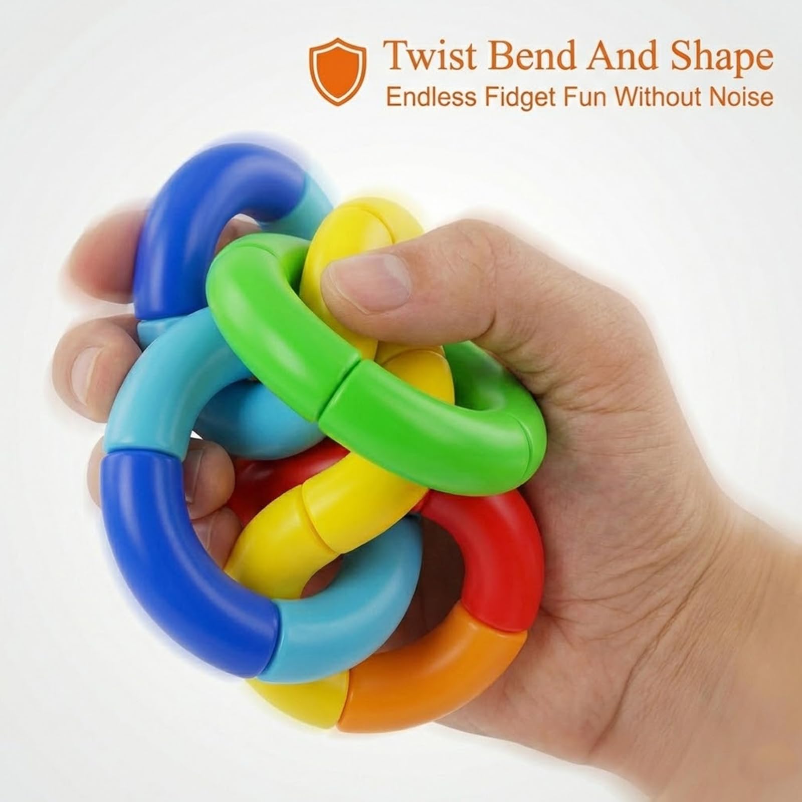 6 szt. Tangle Fidget Toy Finger Decompression Fidget Twist Relief w stresie, wyciszenie dla dzieci i dorosłych