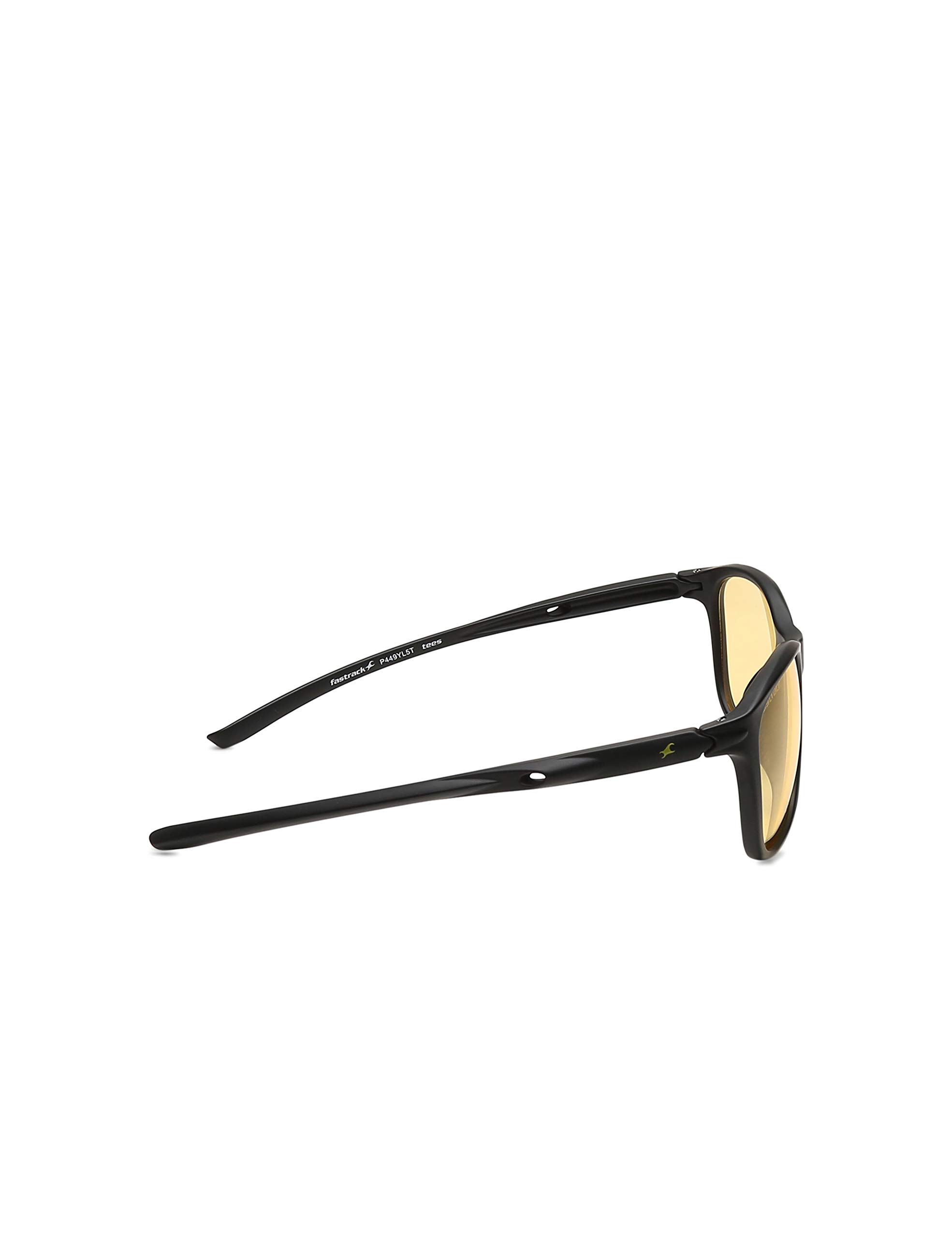 Fastrack Yellow Square 100% UV protected Sunglasses for Men - Image 3 thumbnail