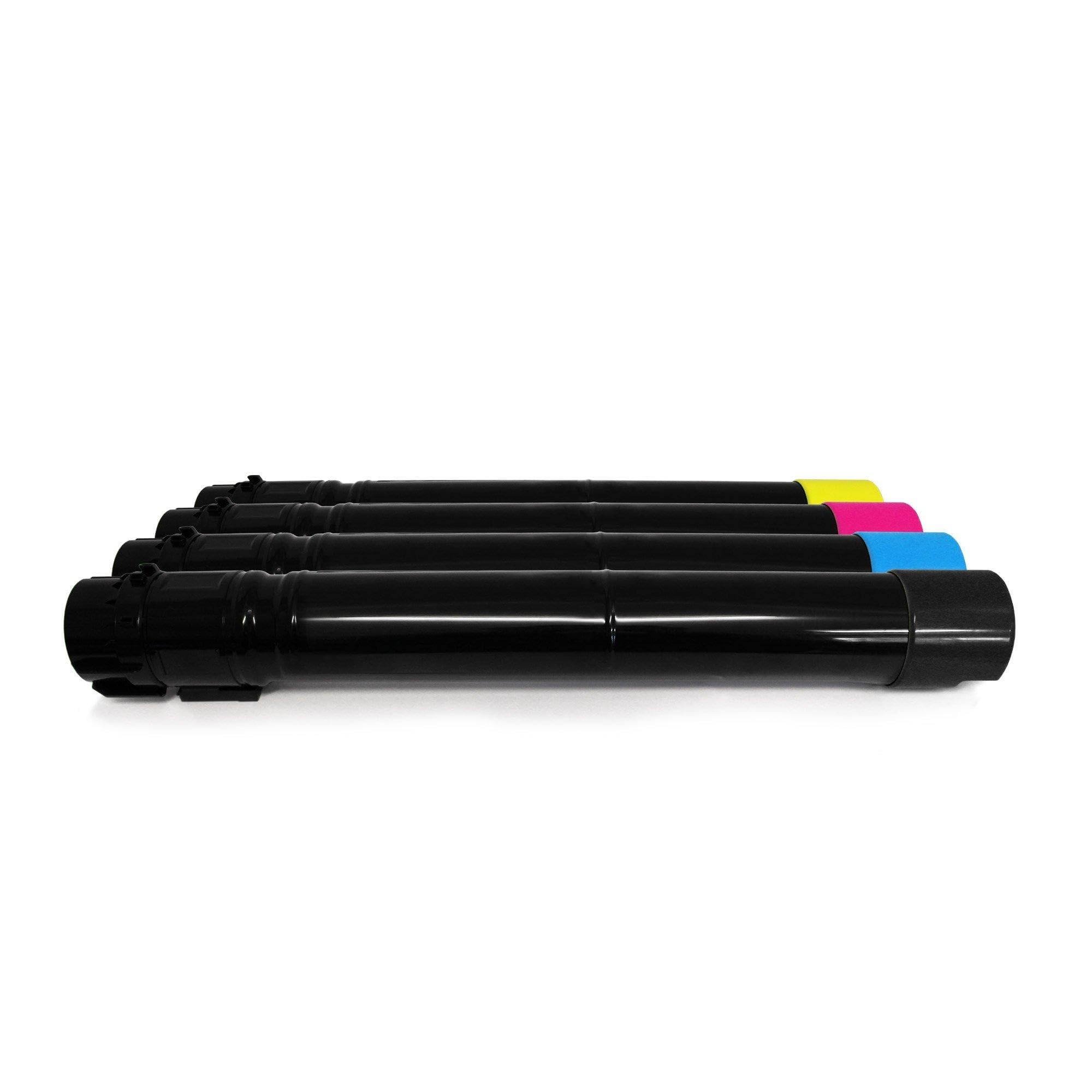 Zestaw 4 szt. Eurotone kompatybilny toner XXL do Dell 7130 CDN kopiarki - zastępuje 593 10873 10876 10875 10878 w ekonomicznym opakowaniu