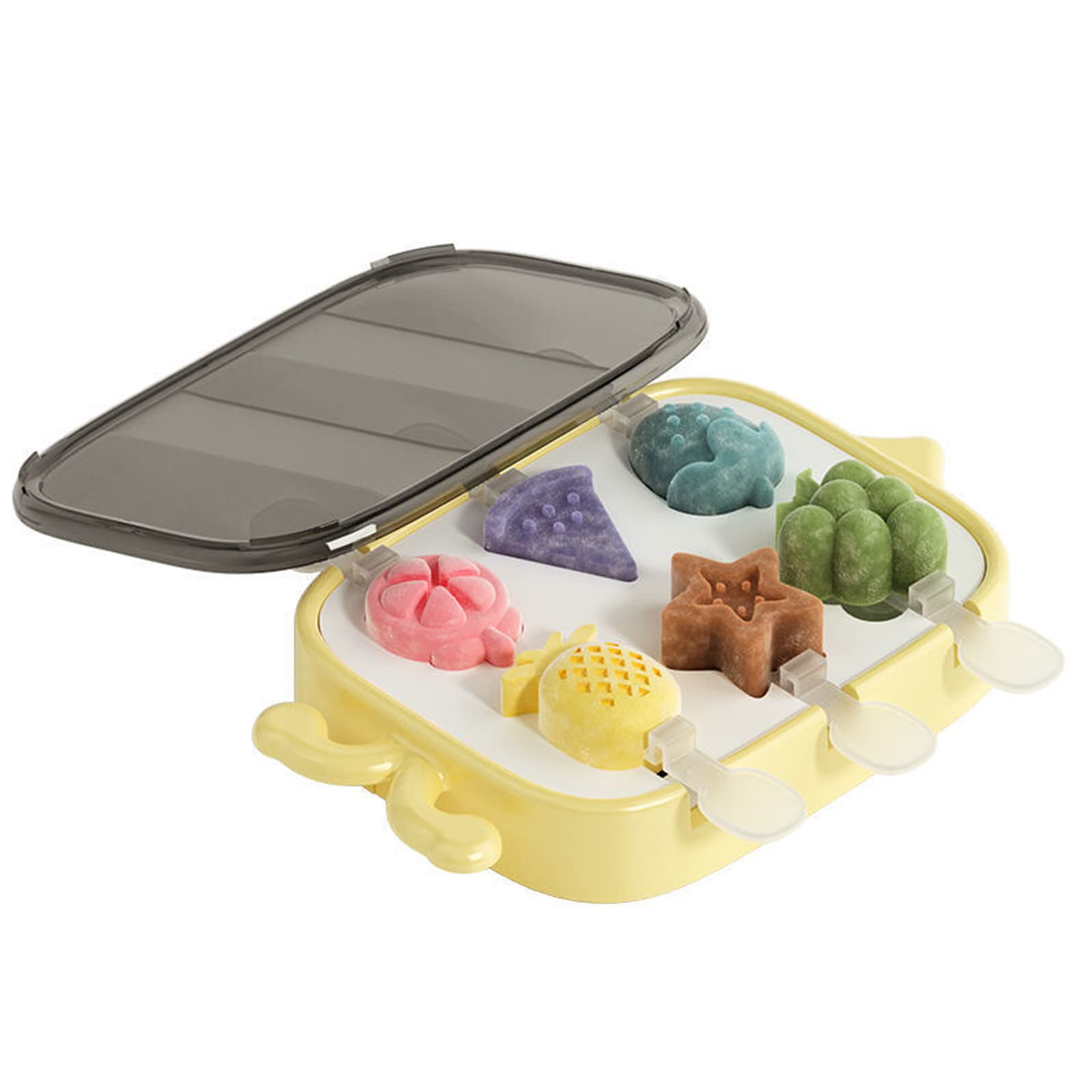 Stampo per ghiaccio per bambini, forma stilistica, piccoli pirottini per ghiaccio,adatto per la produzione di deliziosi gelati in estate per rendere il più fresco estivo (animali