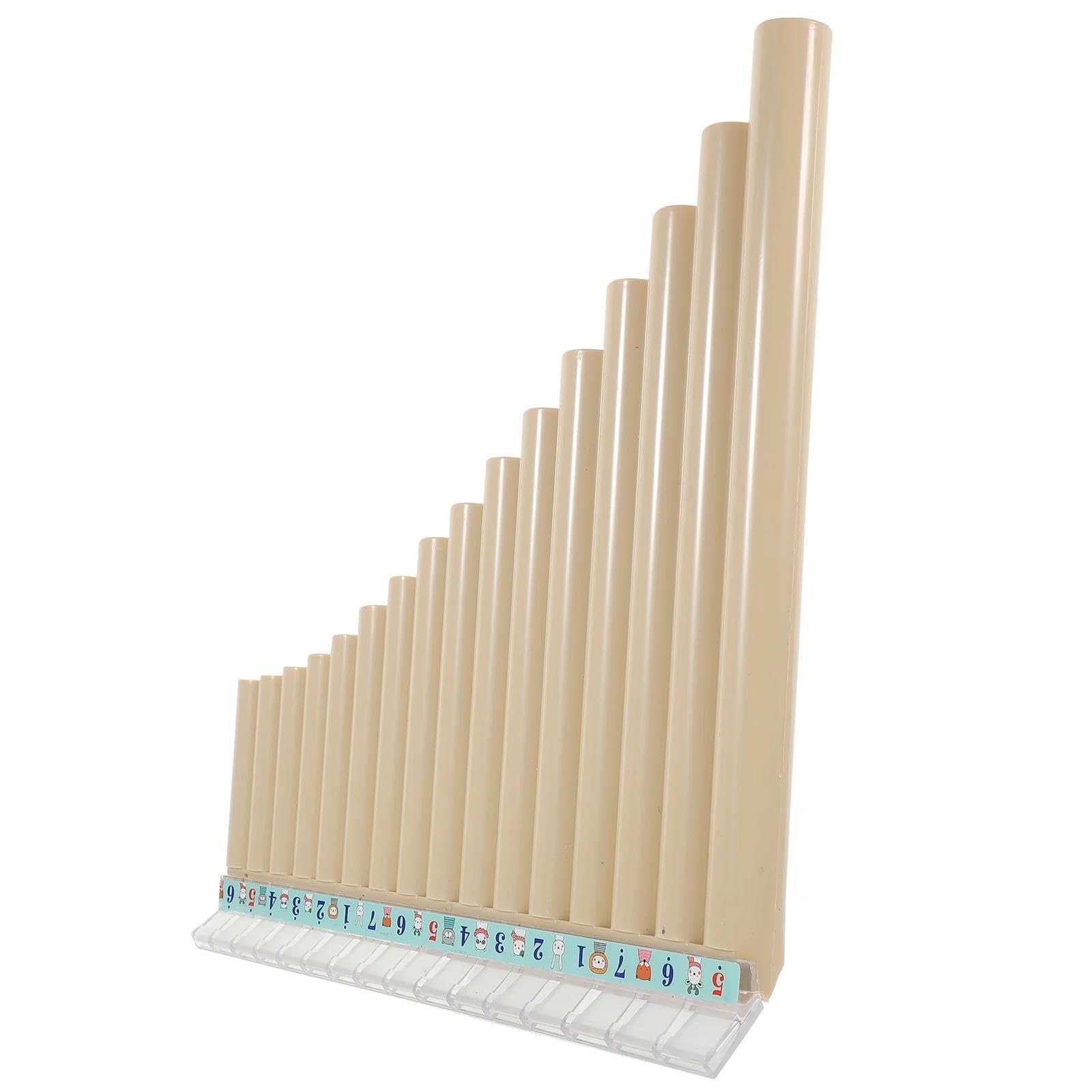 Pan Flauta 16 Tubos Panpipes Escuela Instrumento Musical Para Principiantes
