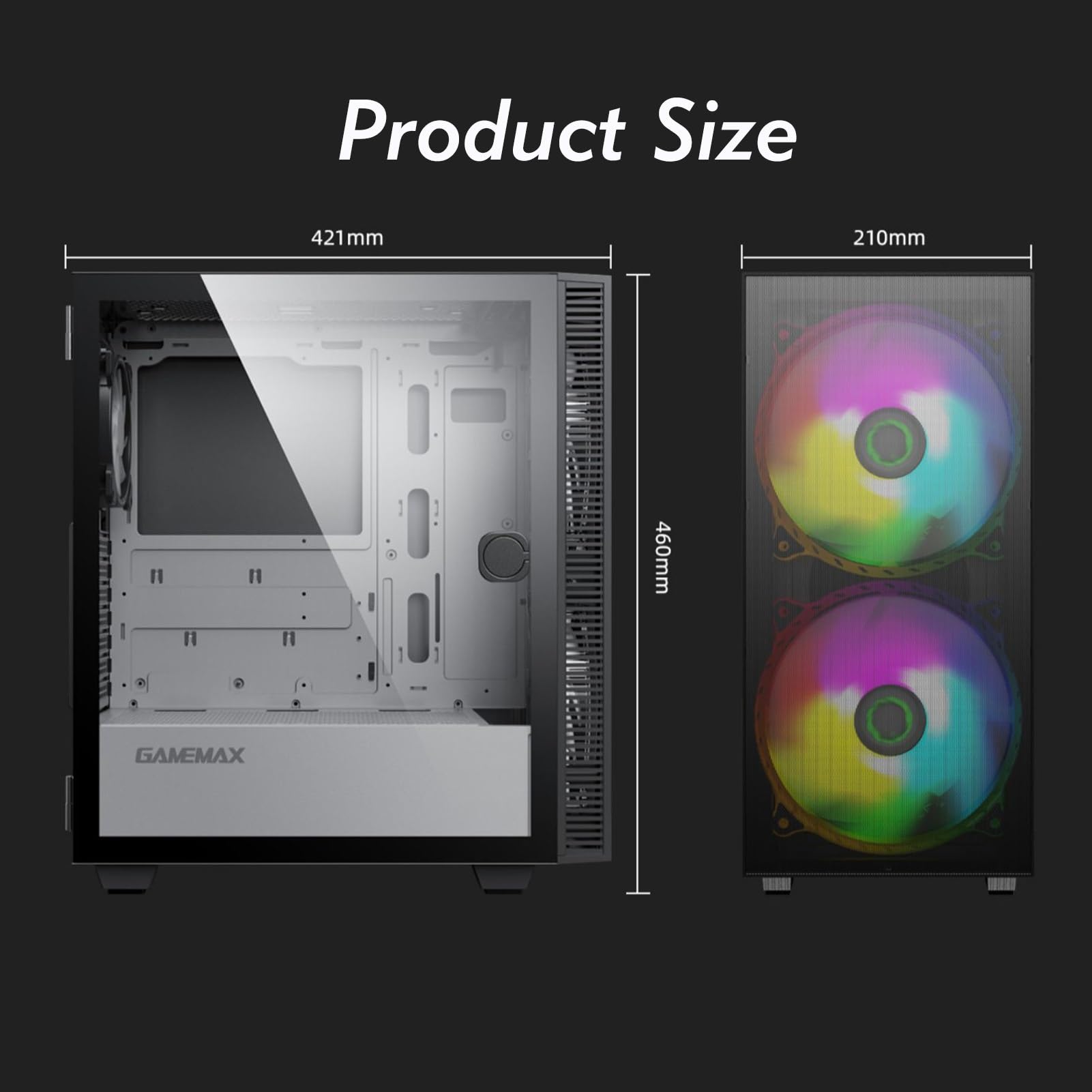 Obudowa Do Gier PC, Obsługuje Formaty ATX/M-ATX/ITX, Wentylatory 6x120 Mm, Główna Obudowa Komputera Chłodzona Wodą 360°, Odpowiednia Do Gier I Pracy Biurowej