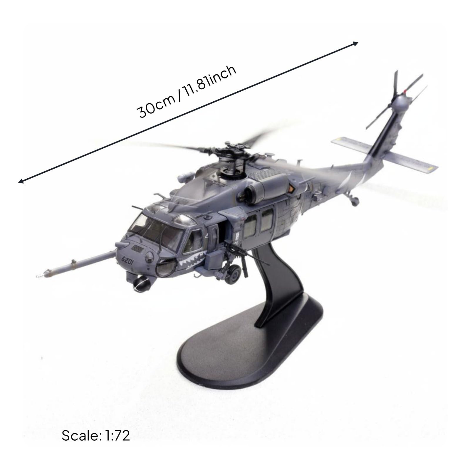 Aereo Elicottero Modellino Miniatura Collezione Dettagli in Lega con Supporto Adatta per Vetrina Collezionisti Modellismo Ufficio Regali