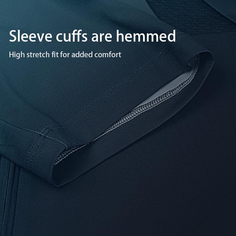 INBIKE Plus Size Cycling Jersey Men 3XL-5XL Bike Shirt for Big and Tall Short Long Sleeve Biking Clothing with Pockets - Image 5