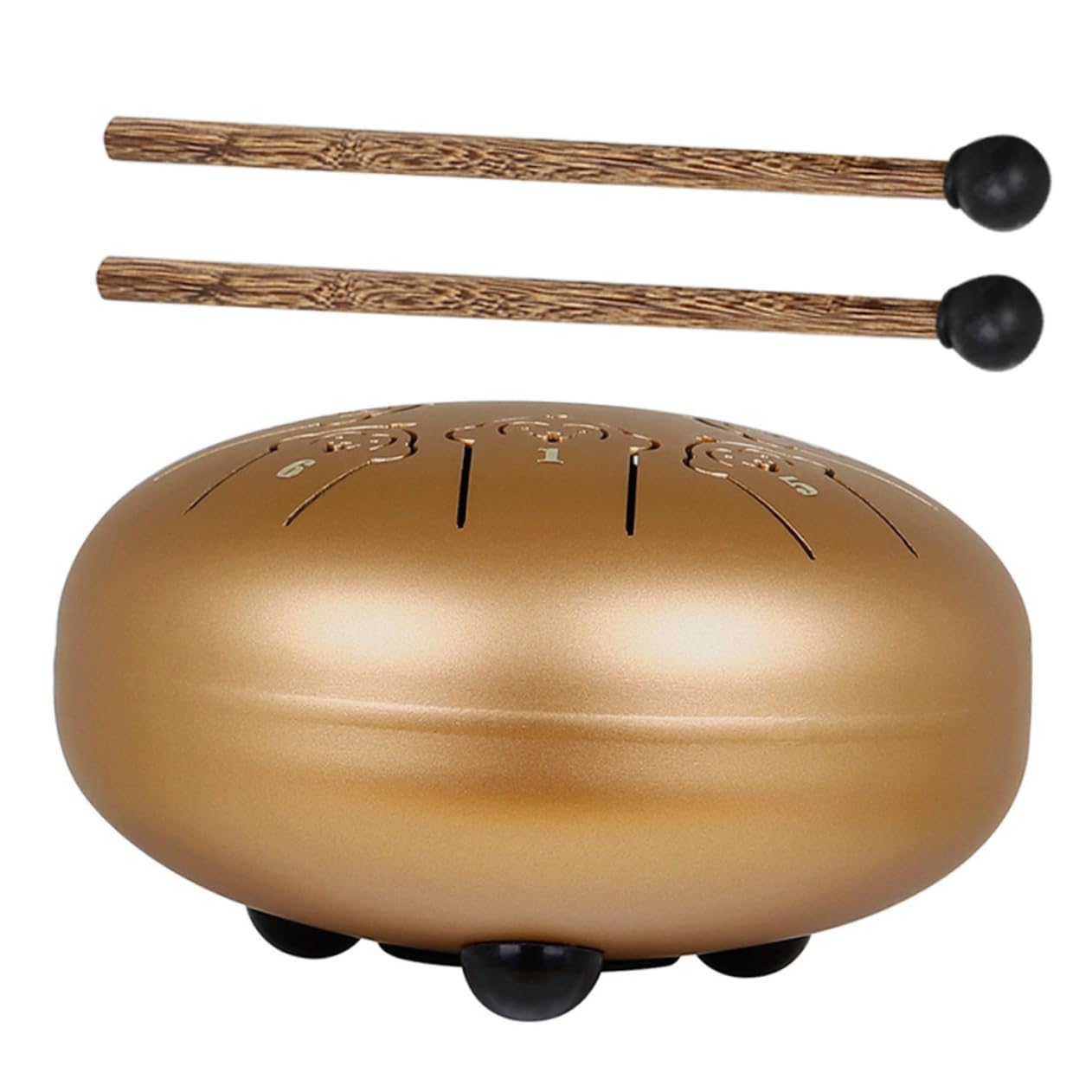 SHOWERORO Steel Tongue Drum 1 Set Boys and Girls Steel Drum for Music Education for Meditation Yoga
