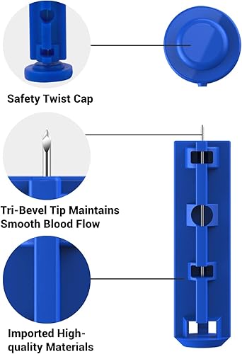 Miniatura 3 de Lancets for Diabetes Testing, 30 Gauge Diabetic Lancets for Blood Testing and Glucose Testing - Fits Most Lancing Devices - Sterile, Single Use 30G