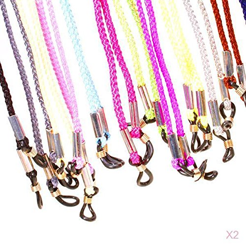 2x Set of 12pcs Multicolor Eyeglass Holder Nylon Cord Glasses Neck Strap|Vision Care|Other Vision Care-image-42
