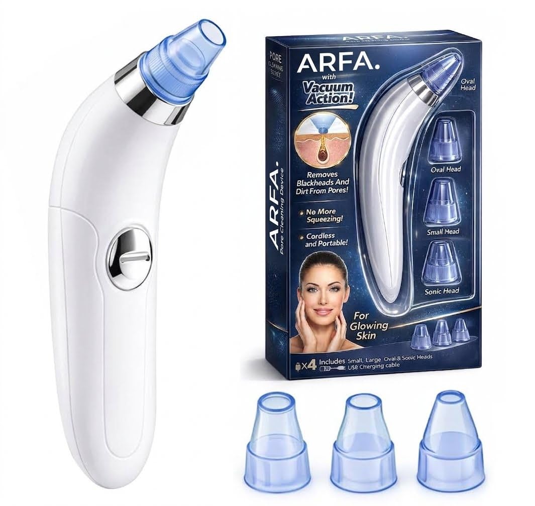 4-in-1 Blackhead Remover Vacuum – Electric Pore Cleaner with Adjustable Suction Levels & Interchangeable Heads Deep Facial Cleansing Device for Men & Women-image-27