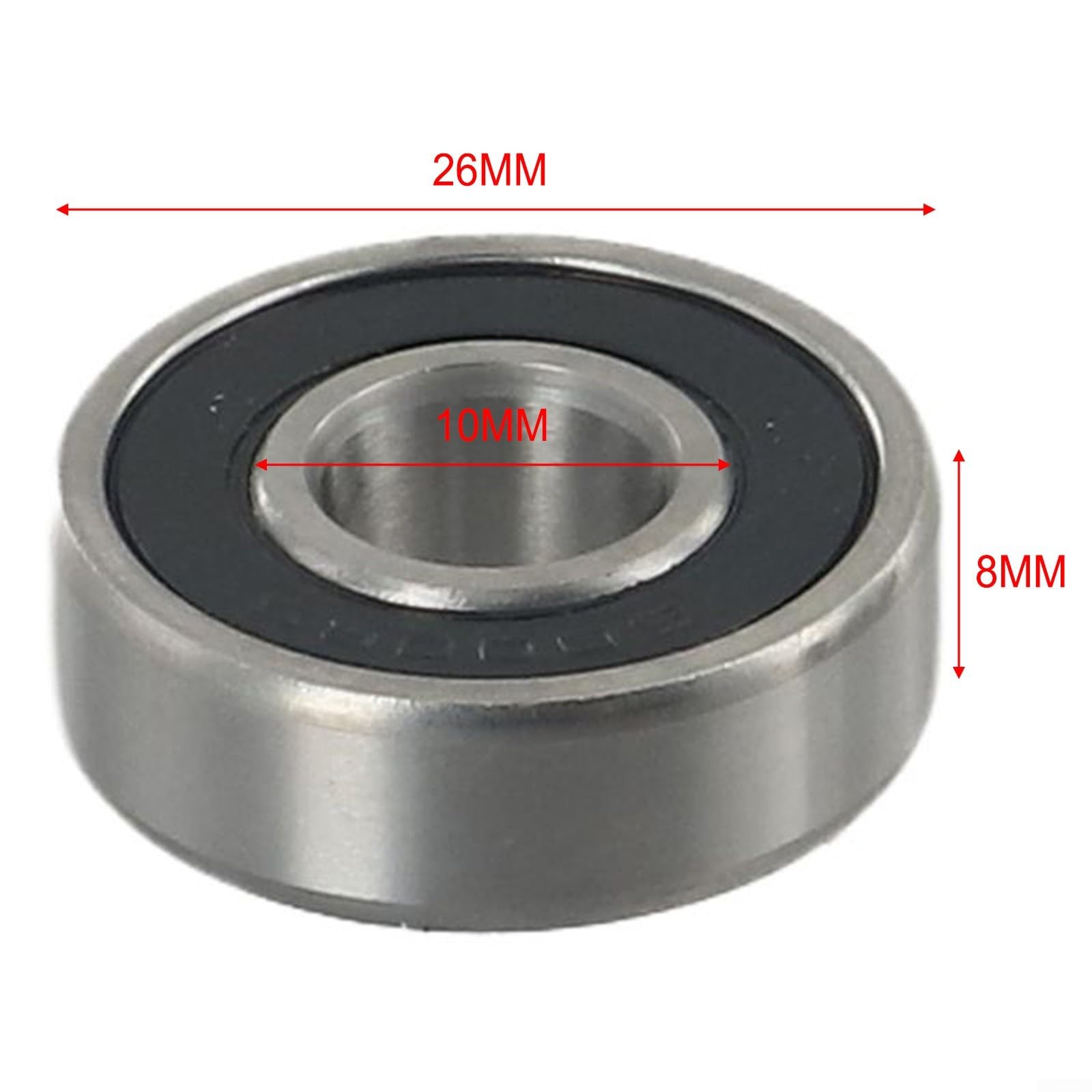 Lot De 10 Roulements à Billes 696ZZ - Acier Inoxydable - Dimensions 6x15x5 Mm - Pour Machines-outils, Moteurs