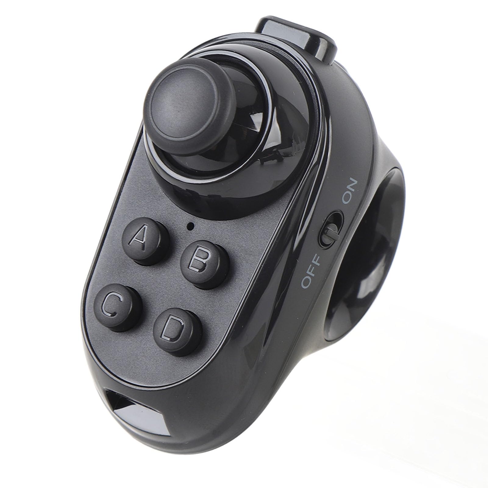 PUSOKEI Contrôleur de télécommande VR Manette de jeu Bluetooth, Manette de jeu VR sans fil Contrôle vidéo VR, selfie, page Flip E-Book/PPT/Nook, souris, réglage du son, pour smartphone