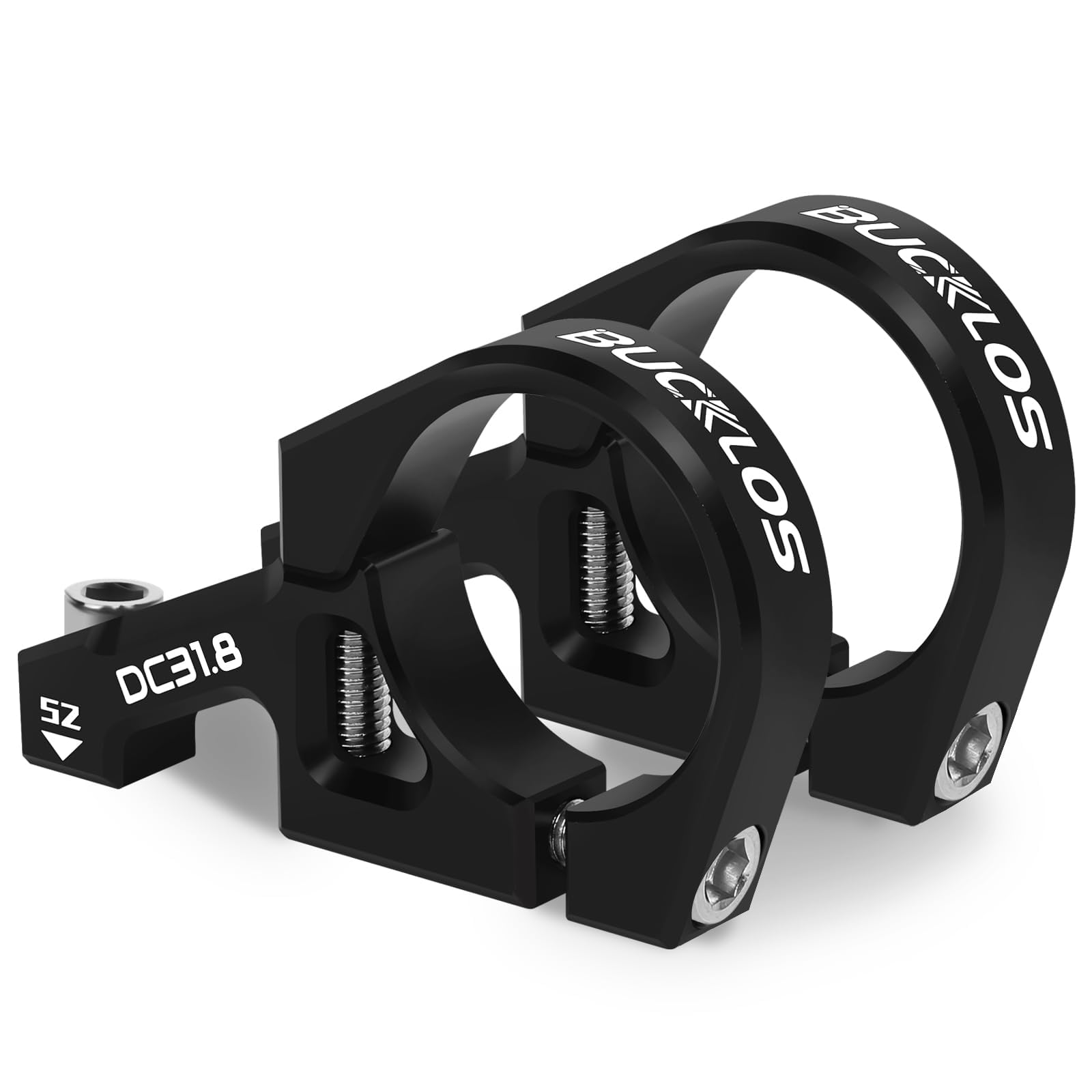 BUCKLOS Direct Mount Mountain Bike Stem 31.8mm 35mm for Dual Crown Forks