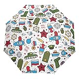 Tolles Geschenk: Sehr gute Geschenk-Optionen können an Ihre Verwandten und Freunde verschenkt werden. Unser faltbarer Regenschirm ist kompakt, leicht, stilvoll und langlebig für den besten Wetterschutz.