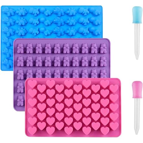 Versatile Silicone Molds for Effortless Jelly Creations