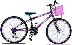 Bicicleta De Passeio Infantil Forss Anny Aro 24 18v Freios V-brakes
