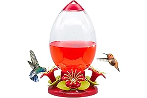 Vivace 32oz Hummingbird Feeder, Dishwasher Safe for Easy Cleaning