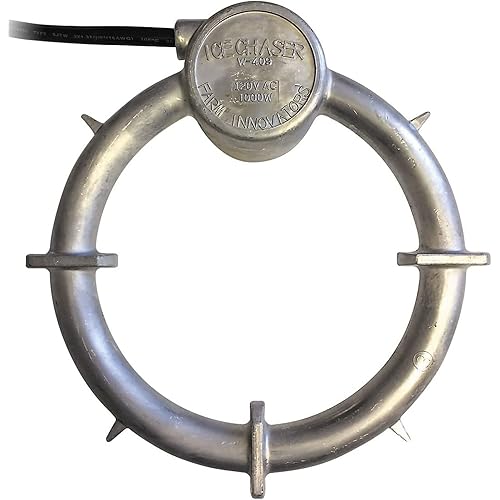 Farm Innovators Model W-409 Submergible Bucket Livestock Water 1000 Watt Heater with Attached Guard