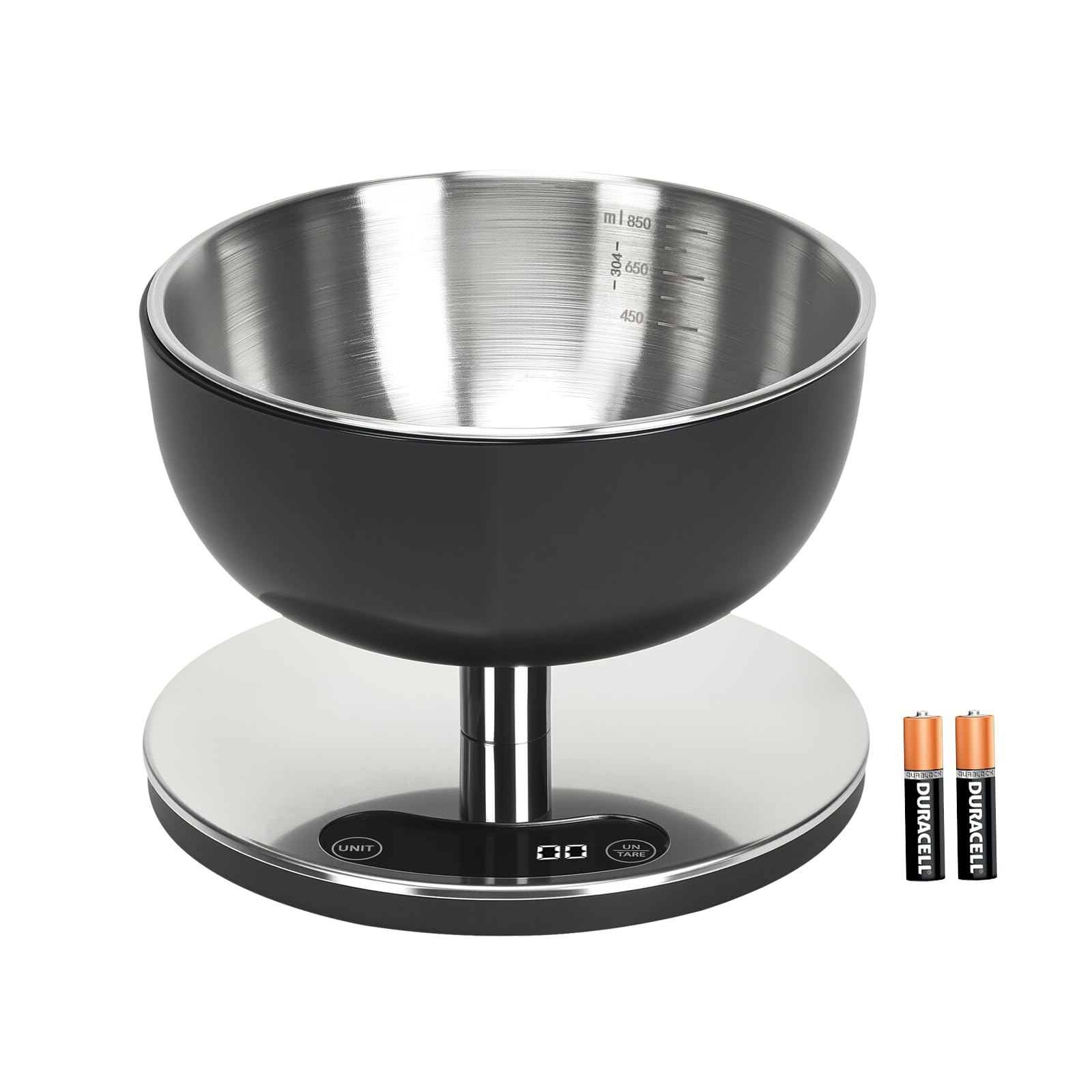 Báscula electrónica de cocina: báscula digital precisa, acero inoxidable impermeable, se puede utilizar para pesar con precisión harina, sal, cocinar y hornear preferencias