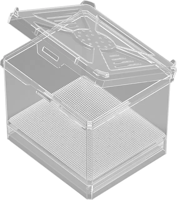 SpringSpin Terrarium: Jumping Spinning Pet Enclosure for Spiders & Reptiles