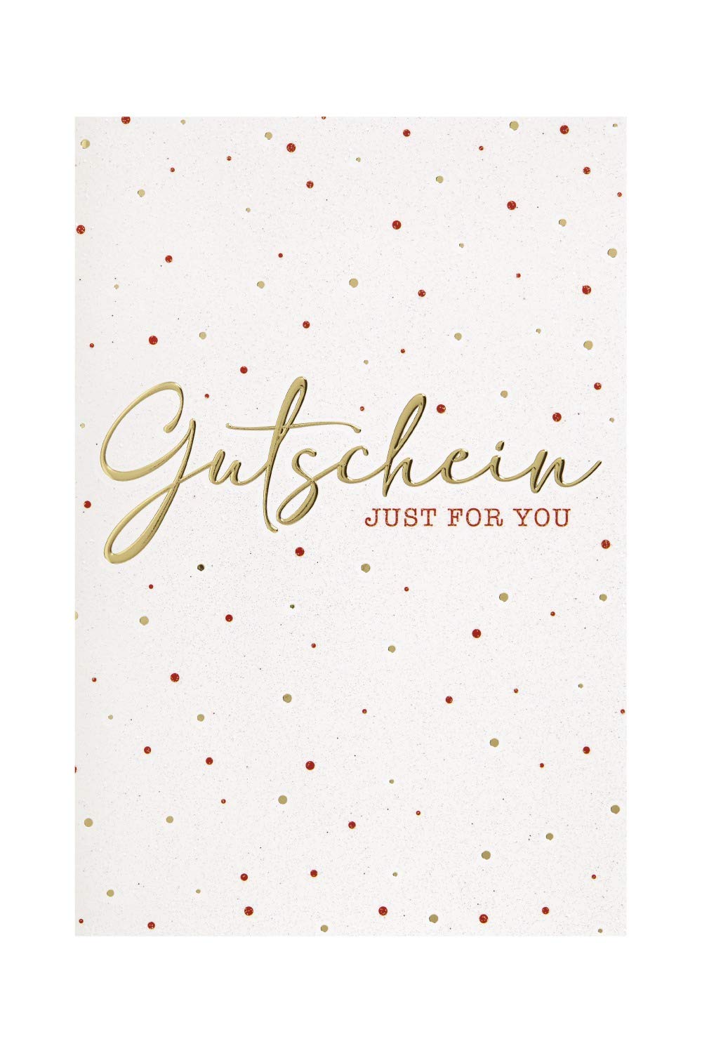 bsb Greeting card birthday card voucher "Just for you".