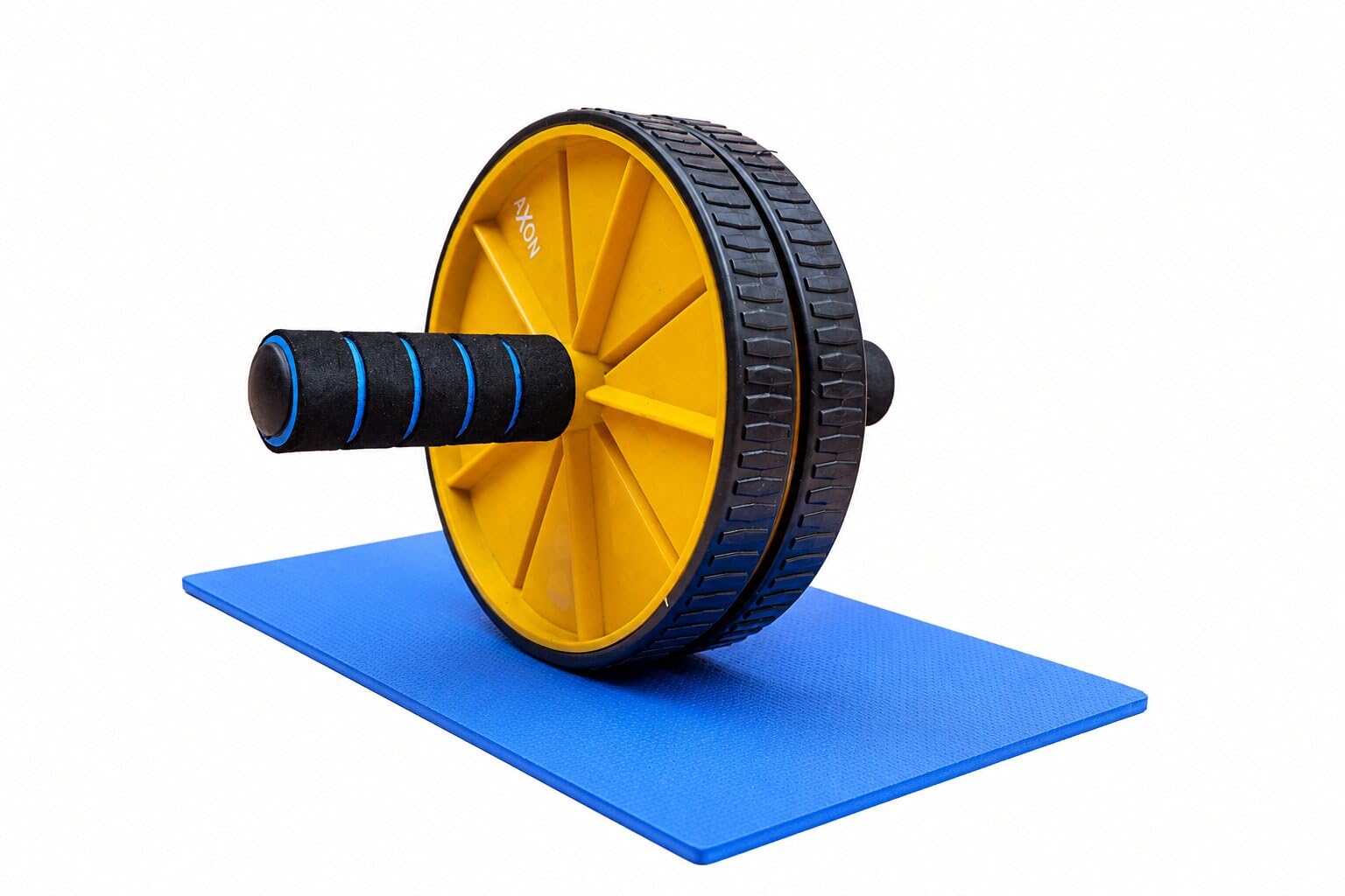 AXON Abs Roller Wheel, Dual Wheel Ab Exerciser with Knee Support Mat, Core Strength Training Equipment for Home Workout, Men & Women-image-23
