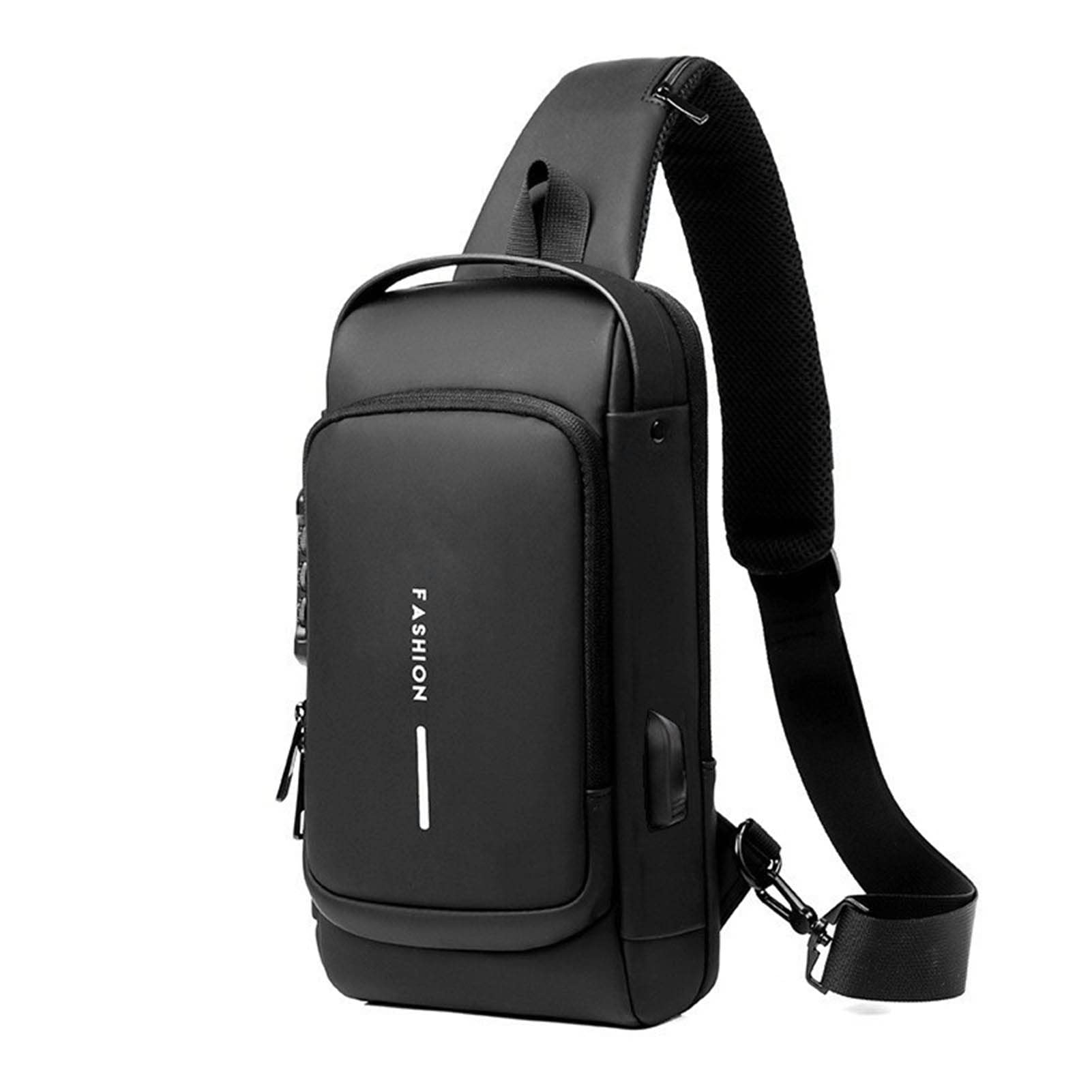 AMONIDA Borsa da Ciclismo, Borsa a Tracolla Antifurto di Grande capacità in Tessuto Oxford per Uomo (#3)