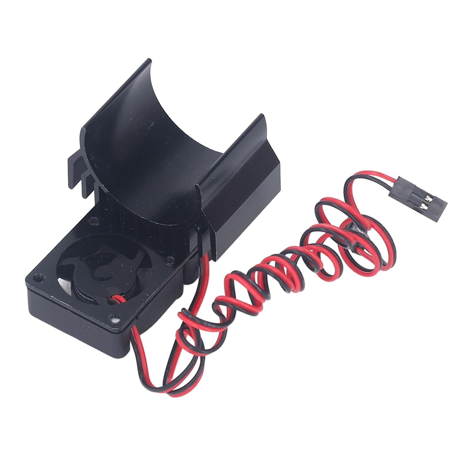 RiToEasysportsRC Car Cooling Fan, High Speed Group of RC Engine Cooling Fans for Traxxas Slash 4×4 VXL 1/10 RC Car (Black)