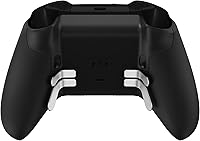 Vista 6 de eXtremeRate Black Replacement Buttons for Xbox One Elite Series 2 Controller, LB RB LT RT Bumpers Triggers ABXY Start Back Sync Profile Switch Keys