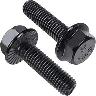 10 Stück M12x40 Flansch Sechskantschrauben M12 1.75mm Tonhöhe