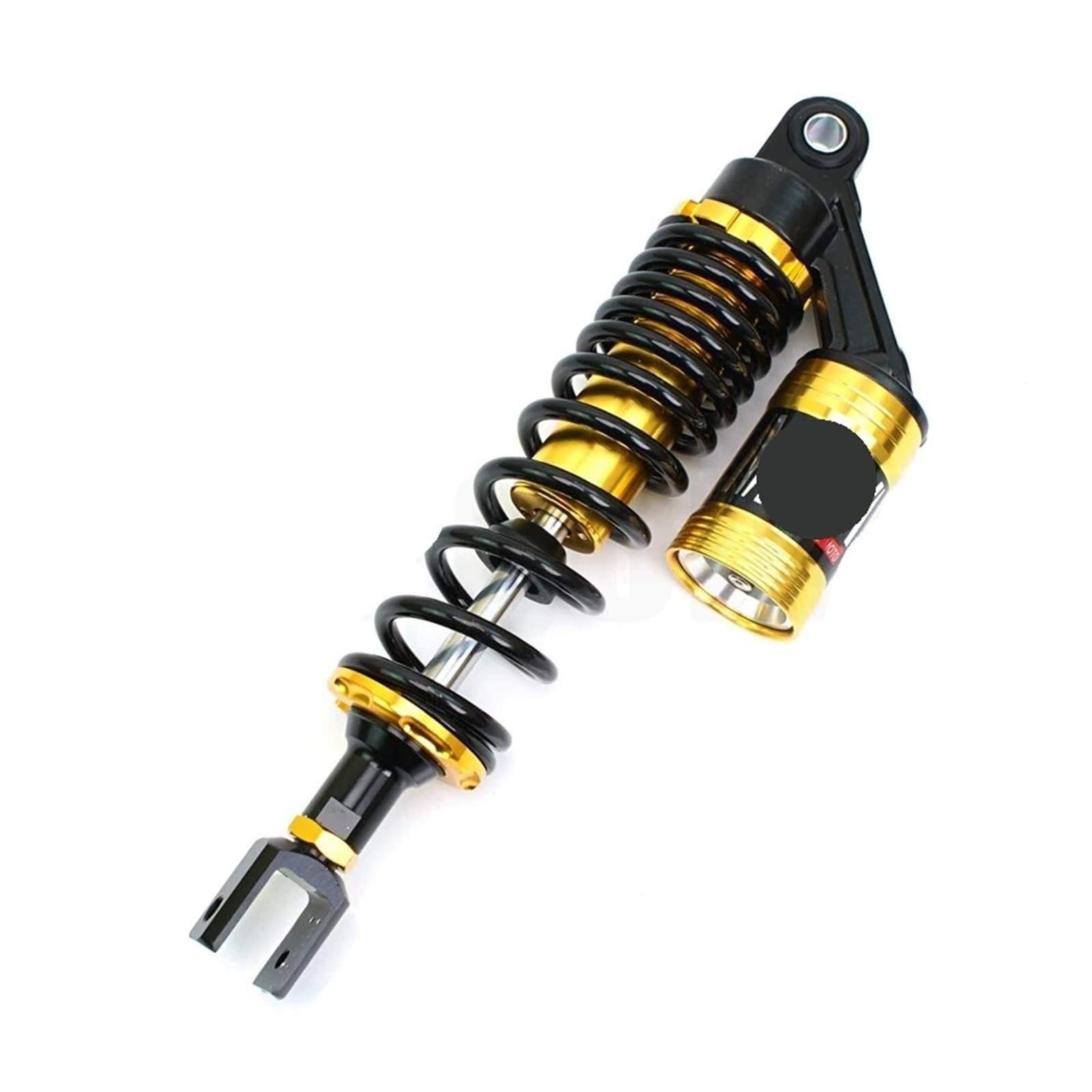Amortisseur Arrière 325 Mm Pour Moto (pneumatique, Hydraulique, À Huile) - Suspension De Fourche Route, Pitbike, Scooter(Gold)