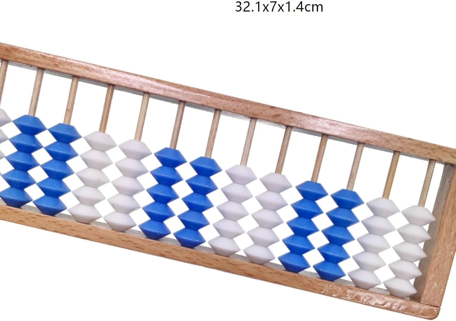 Math Abacus Educational Tool Early Math Learning 20 Digits Abacus for Educational Arithmetic Tool Brain Development Office Decoration