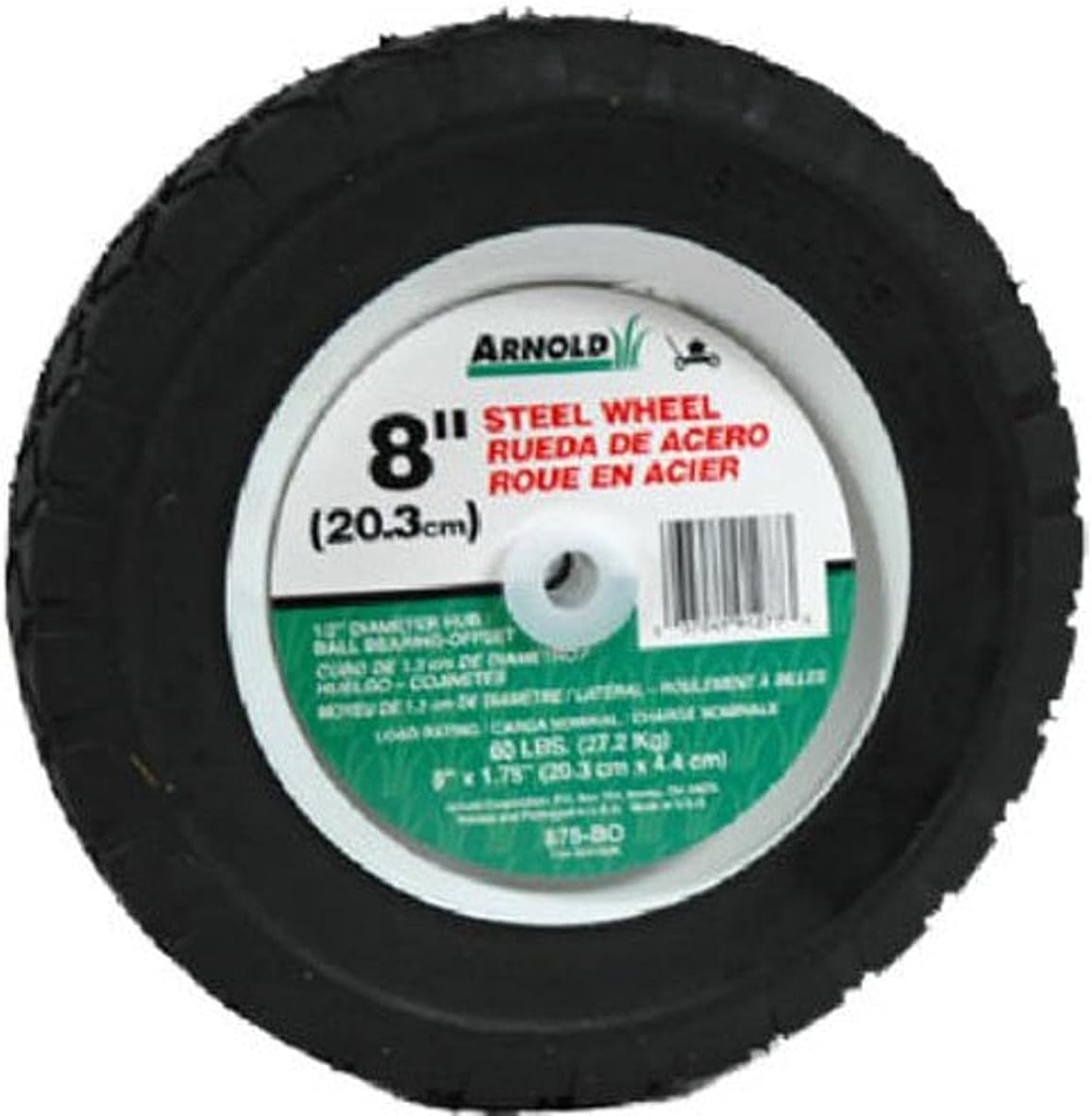 Arnold 490-322-0004 8X1.75 STL Offset Wheel