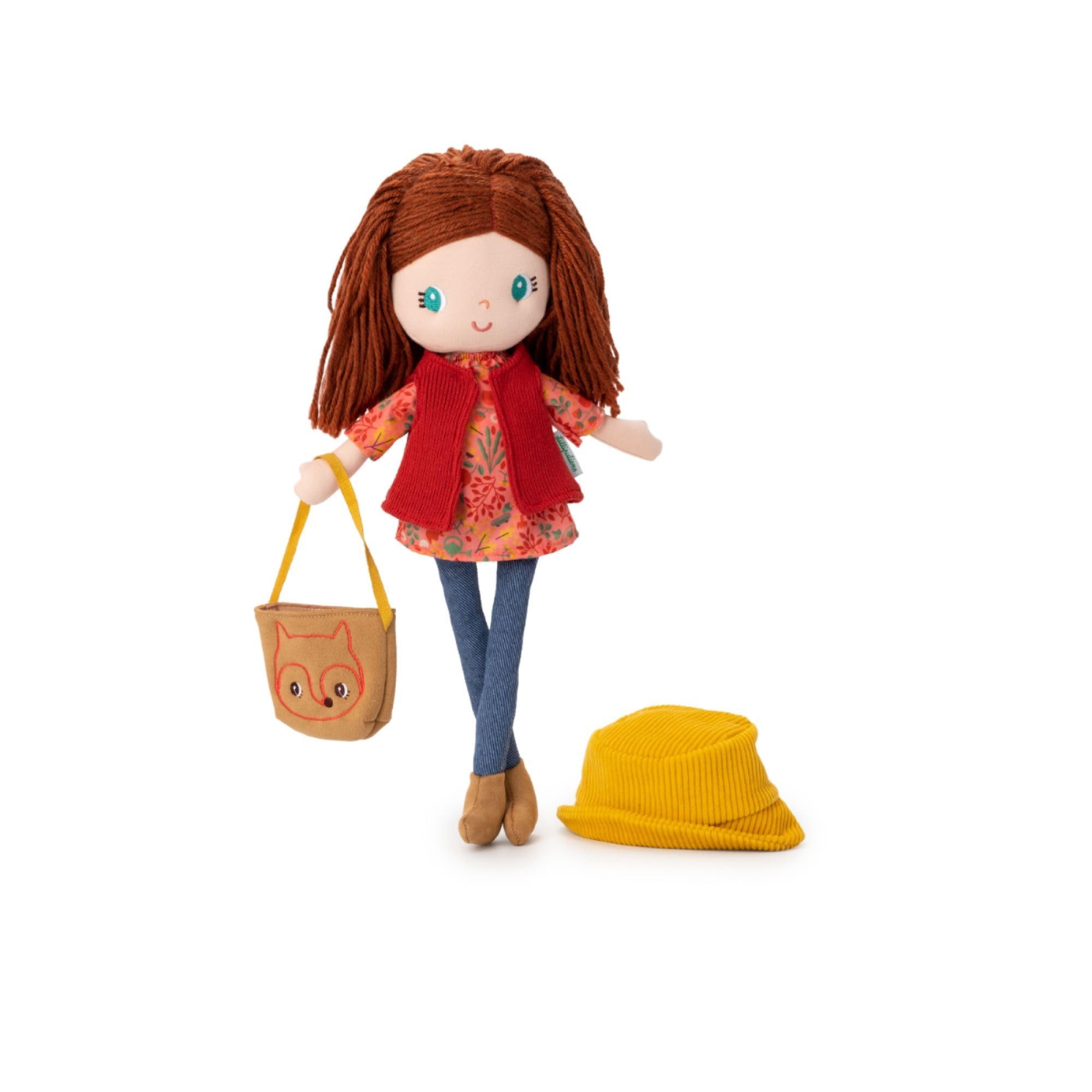 LILLIPUTIENS, Léa Fabric Doll, The Nature and Cuddly Doll, Soft and Eco-Friendly Friend for Children from 2 Years - Image 2