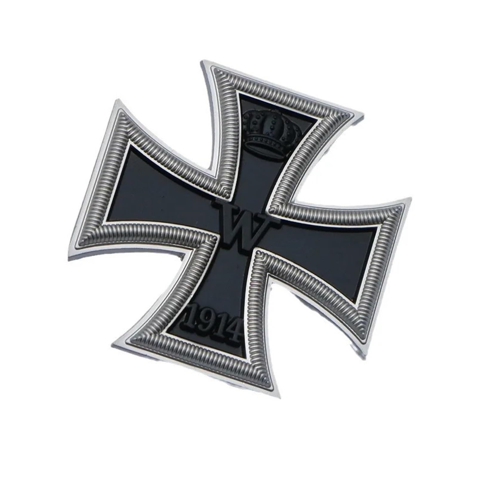 Iron Cross Emblem Badge EK1 Prussian Commemorative Medal Knight Cross Medal Chest Brooch Pins(1914)