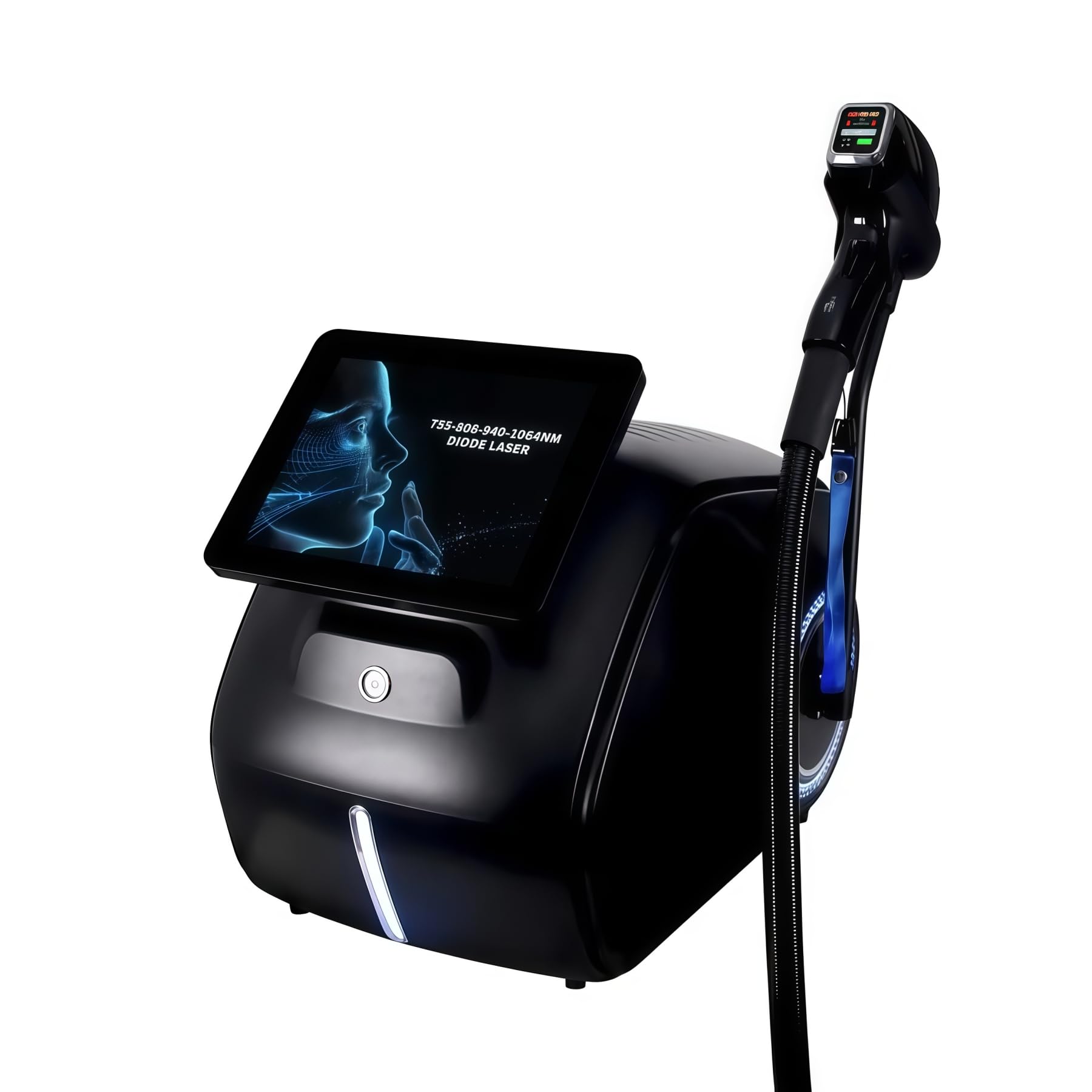 Applicazione di depilazione facciale a diodo laser FAC domestico, per tutta la famiglia, depilatore laser a diodo a 4 lunghezze d'onda per depilazione intera del corpo, certificazione CE