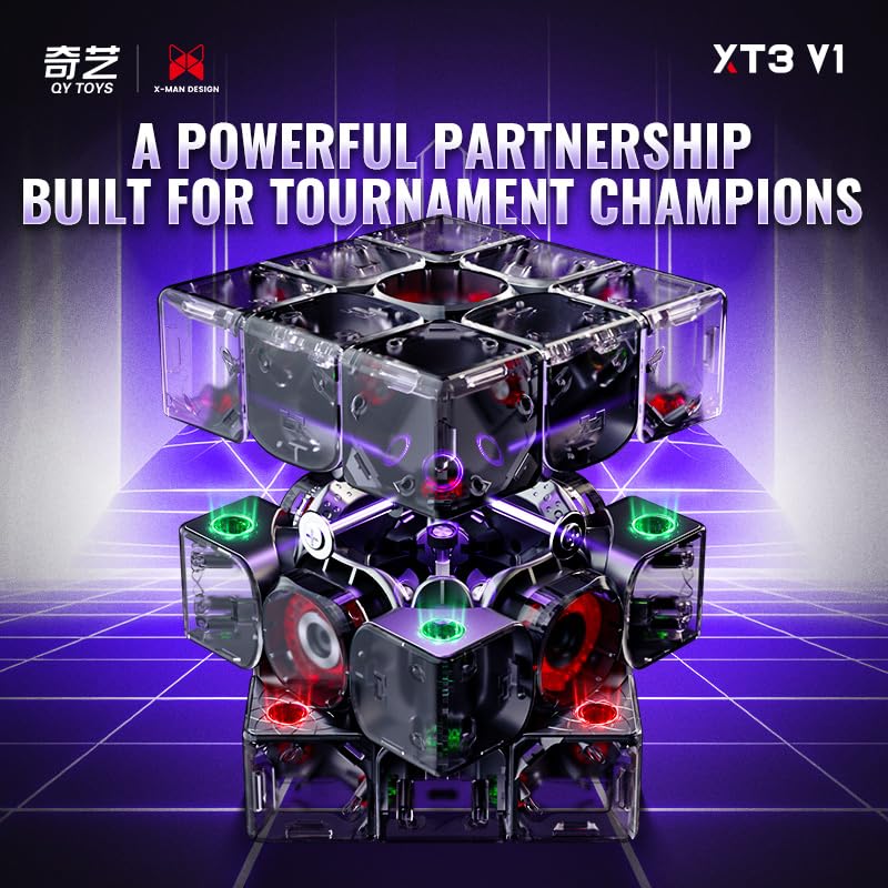 Image of Cubelelo QiYi X-Man XT3 v1 3x3 Magnetic Speedcube, Flagship