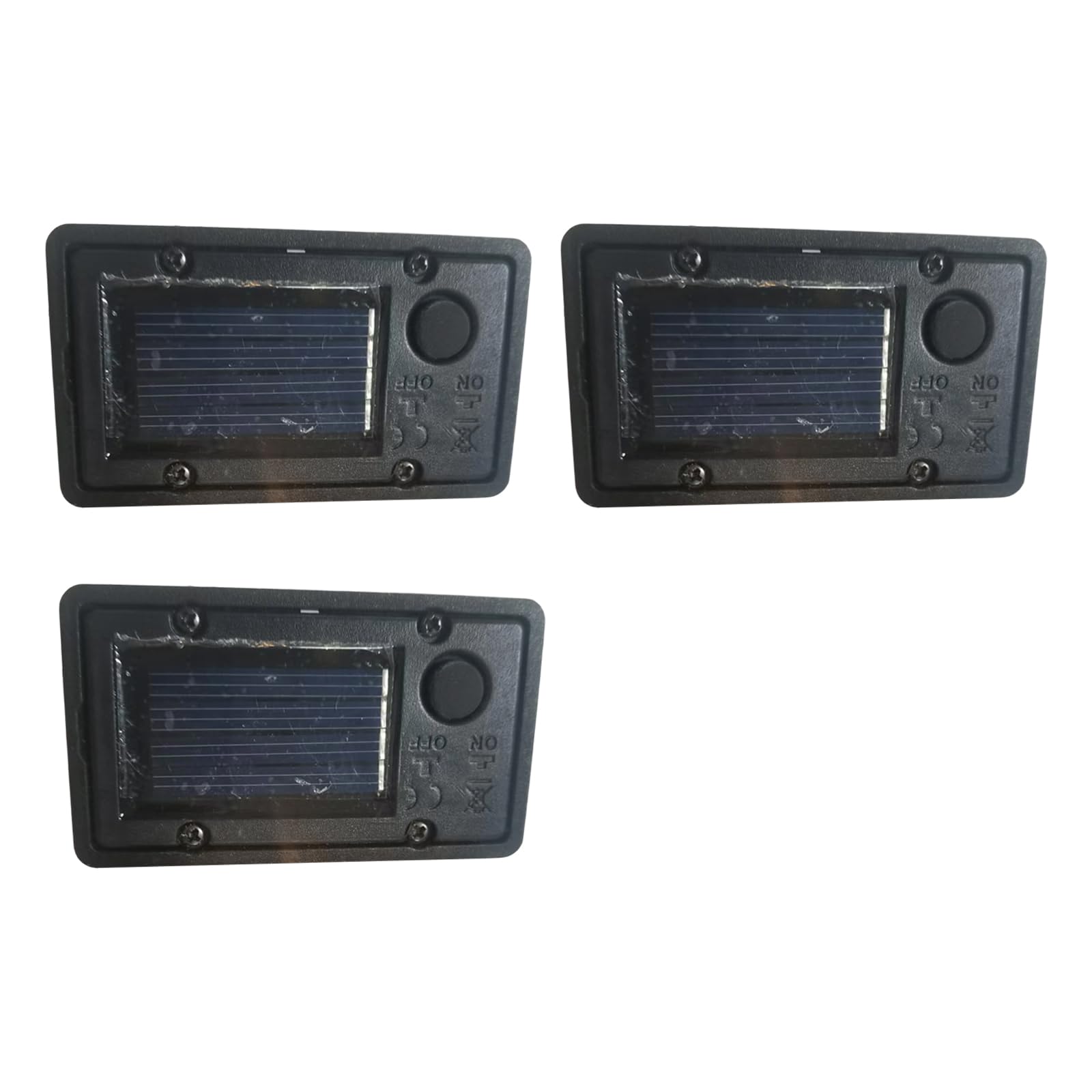 Oxxggkao B 3Pcs Light Weight Solar Lights Replacement Top With Led Ulbs Garden Lamp Replacement Attery Ox Solar Lights Top With Led Ulbs